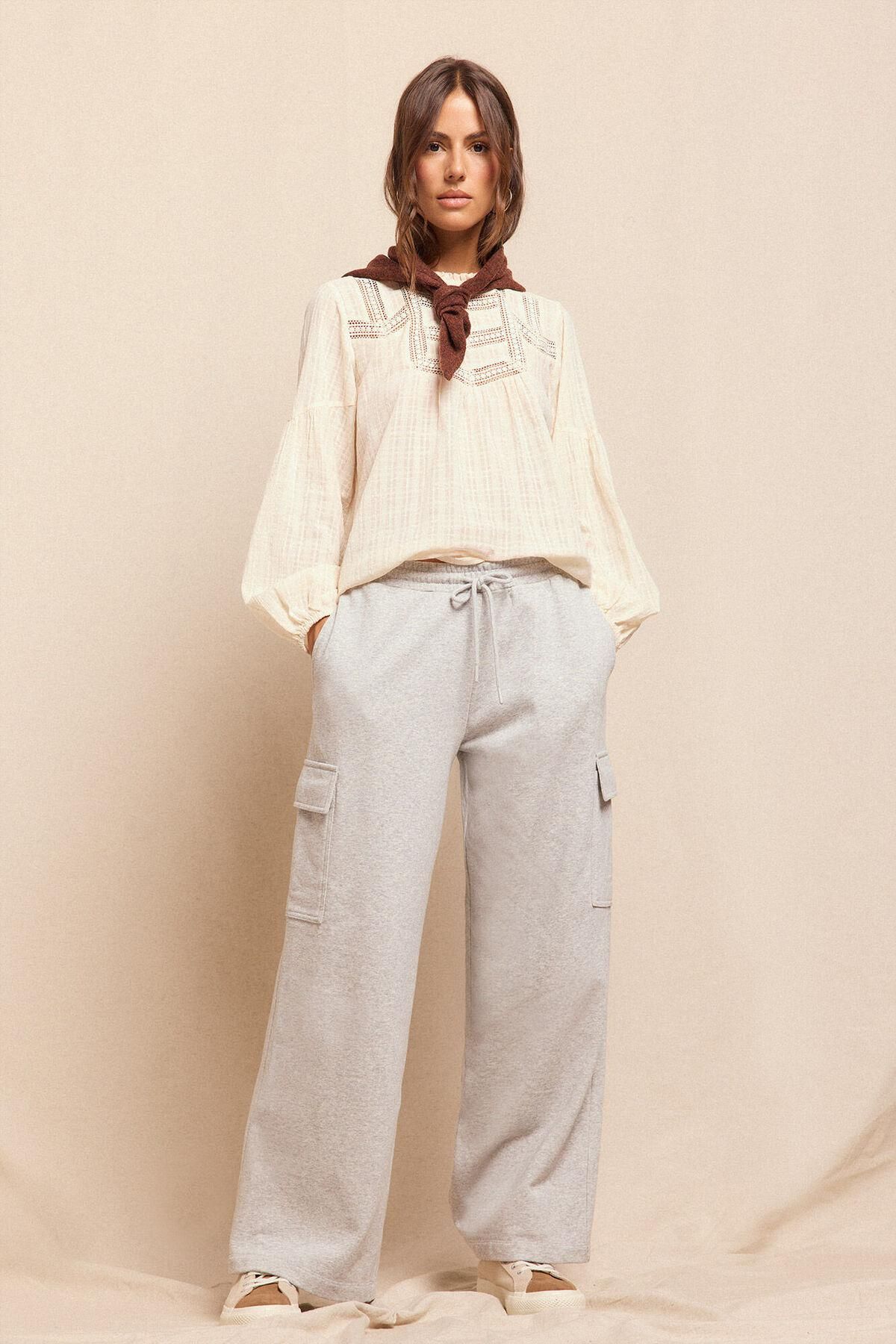 슬로우러브 테크니컬 와이드핏 카고 조거 팬츠 3722139 GRIS - 상세 이미지 3