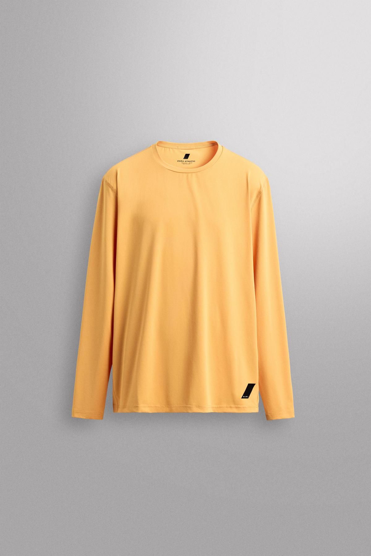 자라 테크니컬 옐로우 베이직 롱슬리브 티셔츠 4387/319 YELLOW - 메인 이미지