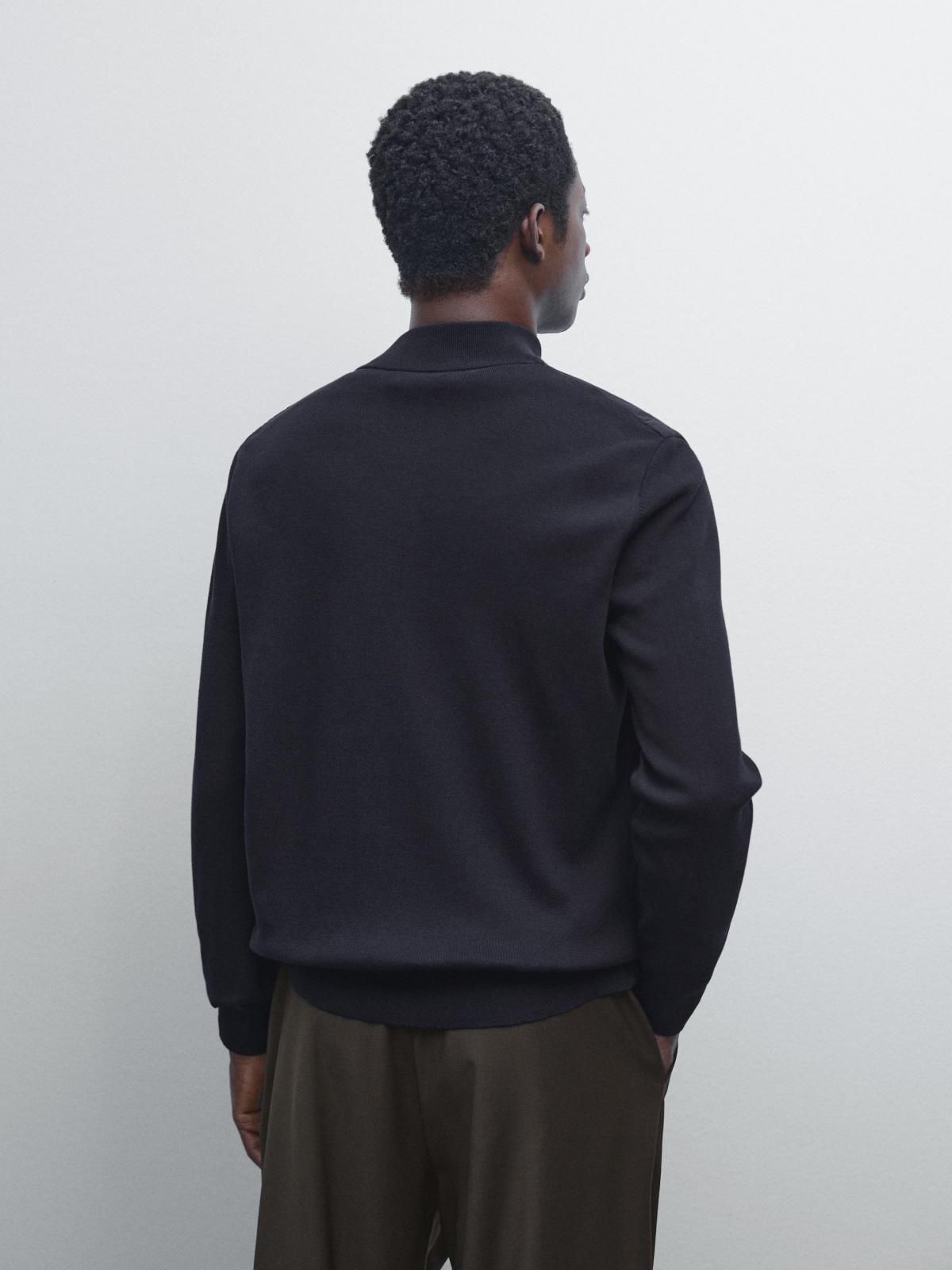 마시모두띠 테크니컬 퀼팅 봄버 재킷 0955/209 NAVY BLUE - 상세 이미지 5