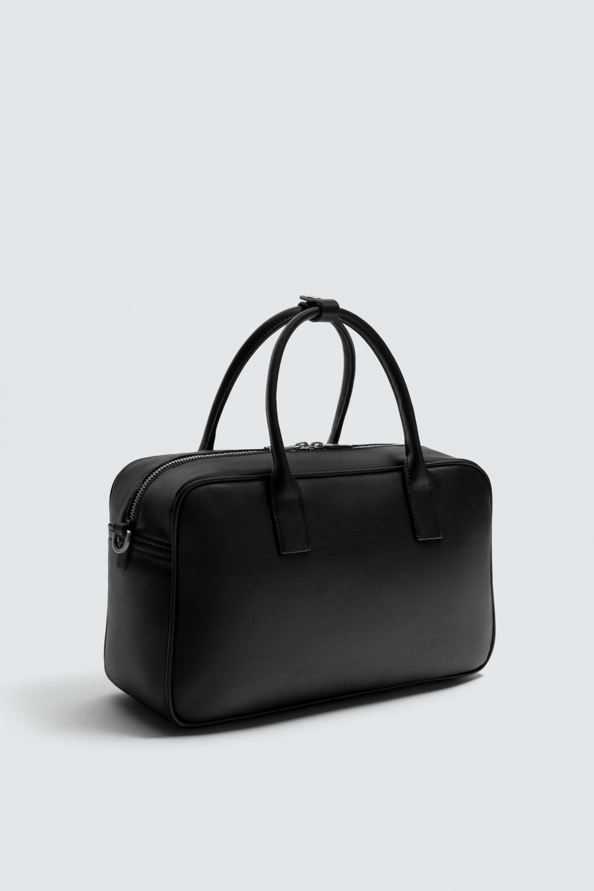 자라 미니멀 블랙 베이직 토트백 3550/620 BLACK - 상세 이미지 2