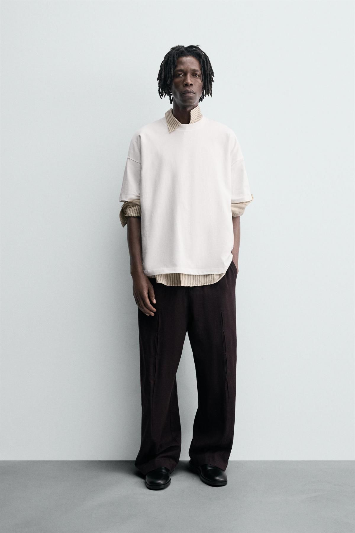 자라 피치 그래픽 프린트 반팔 티셔츠 6224/383 WHITE - 상세 이미지 2
