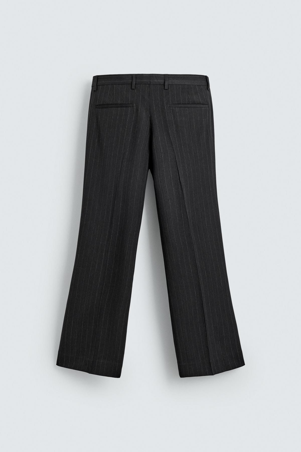 자라 스트라이프 테일러드 슬림핏 정장 팬츠 5955/549 STRIPED - 상세 이미지 2