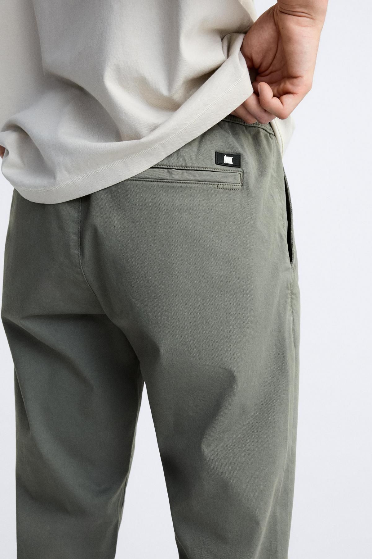 자라 페이드 조거 웨이스트 팬츠 6786/350 KHAKI - 상세 이미지 5