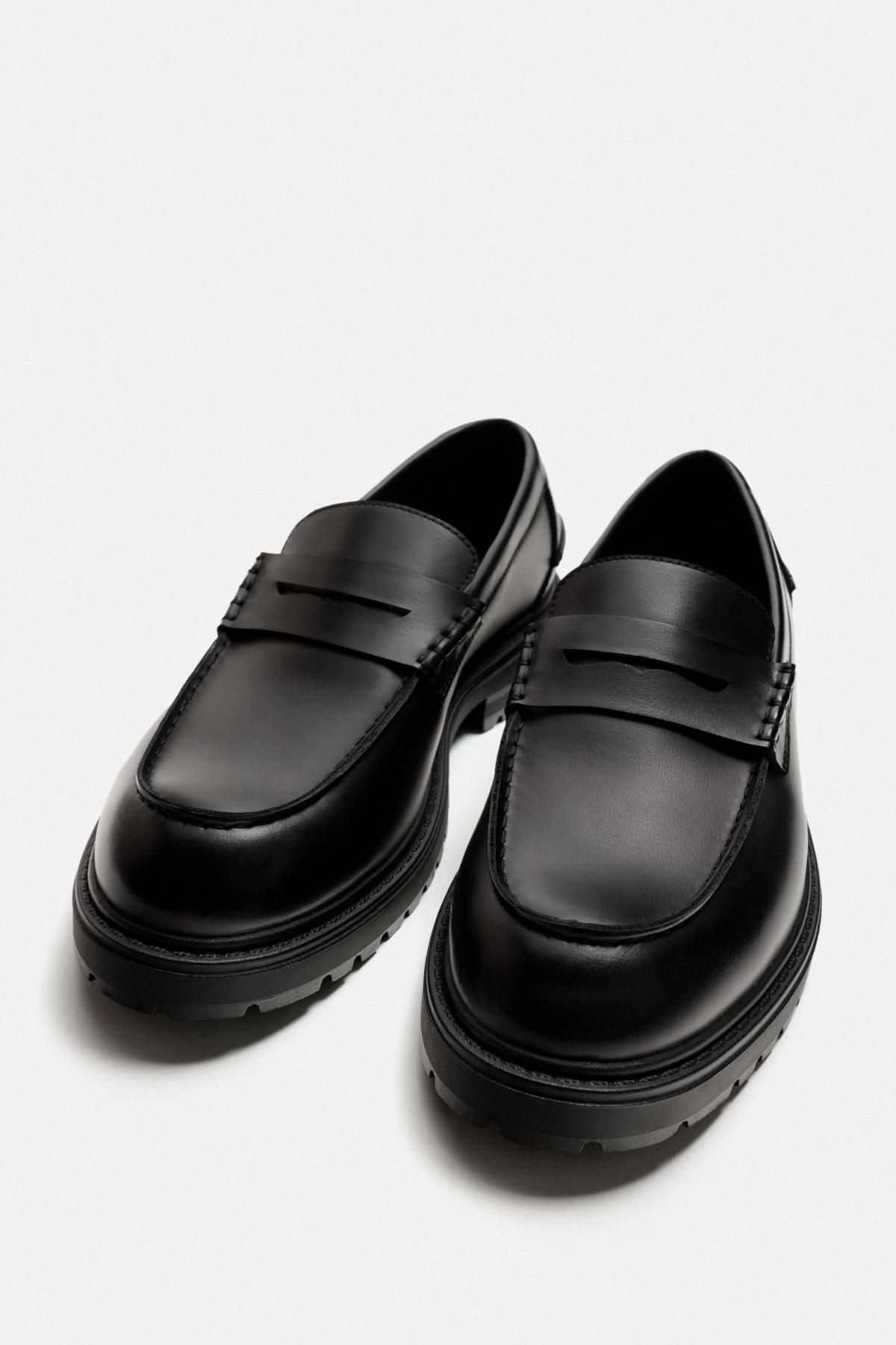 자라 클래식 블랙 페니 로퍼 2609/620 BLACK - 상세 이미지 3