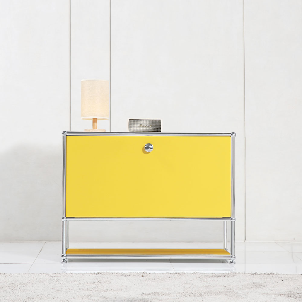 이가페 미드센츄리 모듈거실장 모노 1x2 다운플로어 수납장