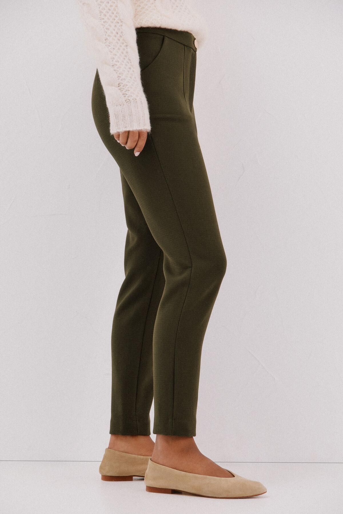 꼬르떼피엘 컴포트 스트레치 여성 슬랙스 팬츠 8722324 KAKI - 상세 이미지 4