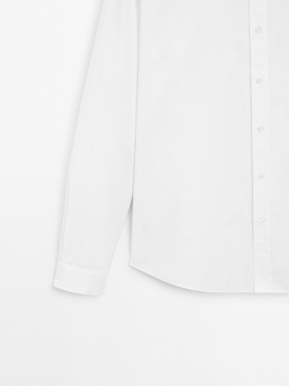 마시모두띠 클래식 레귤러핏 코튼 포플린 긴팔 셔츠 1736/277 WHITE - 상세 이미지 5