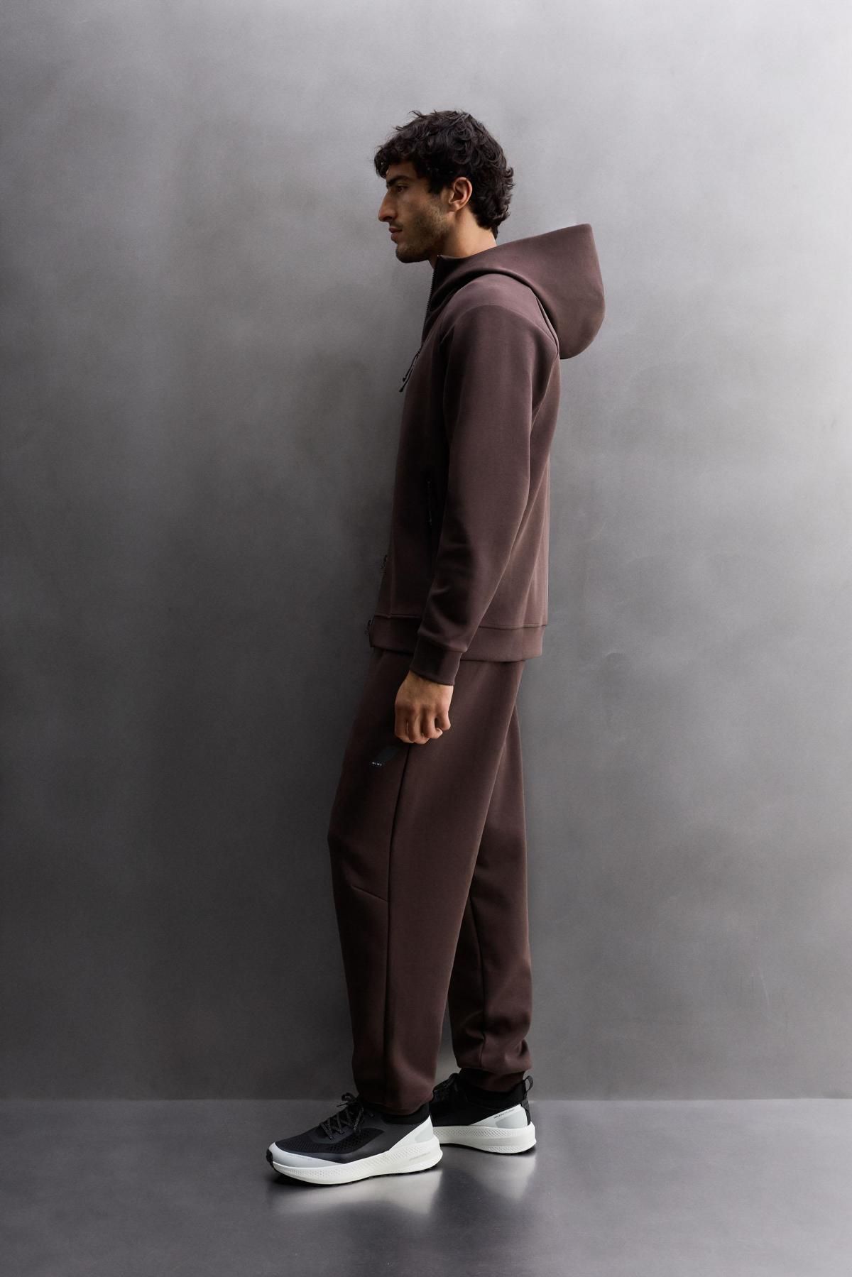 자라 테크니컬 컴포트 와이드 조거 팬츠 8574/330 BURGUNDY - 상세 이미지 5