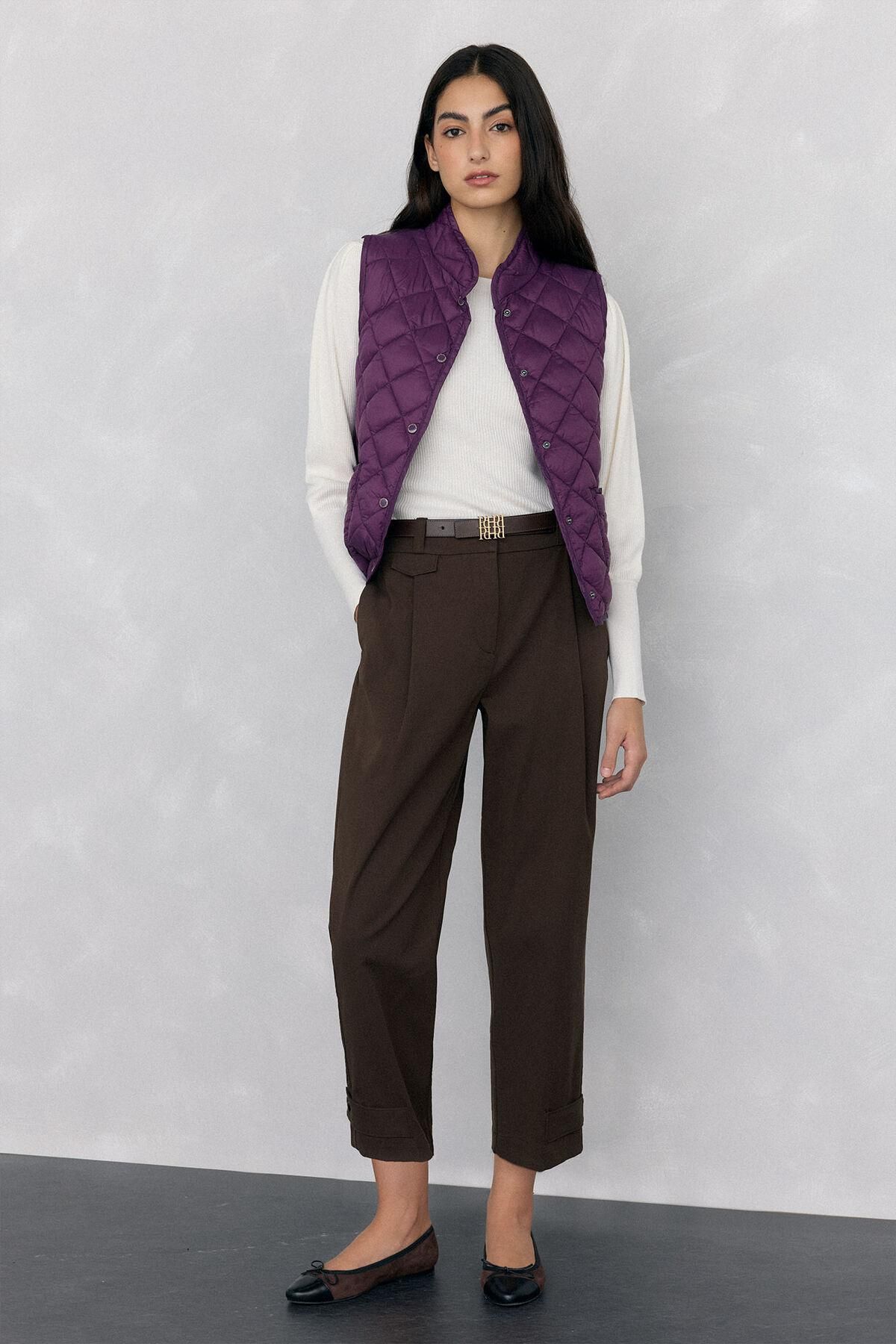 페드로 델 이에로 테크니컬 다이아 퀼팅 베스트 퍼플 8572315 MORADO - 상세 이미지 2