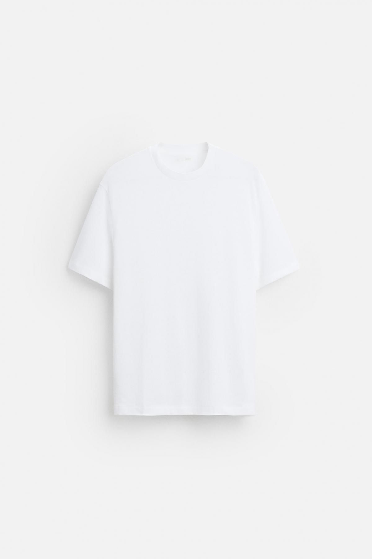 자라 베이직 니트 티셔츠 4231/416 WHITE - 메인 이미지