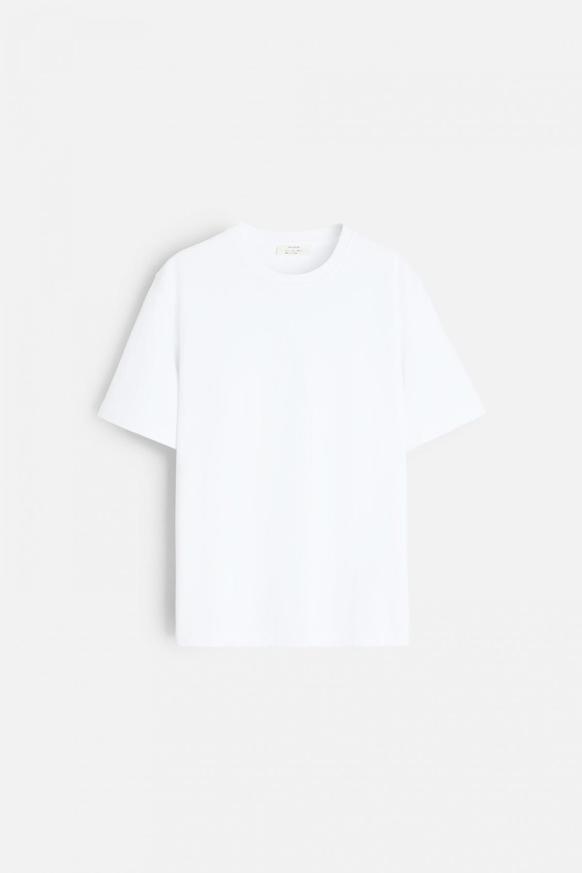 자라 헤비웨이트 반팔 티셔츠 0761/323 WHITE - 메인 이미지