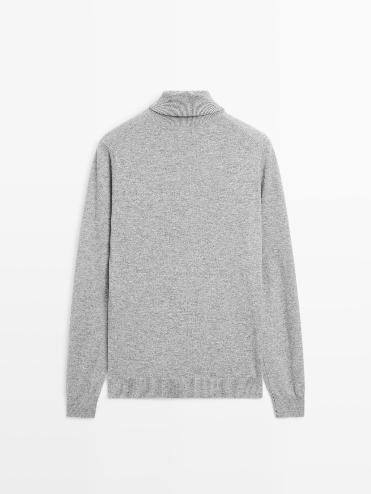 마시모두띠 프리미엄 울블렌드 터틀넥 니트 스웨터 1067/240 GREY MARL 이미지 7