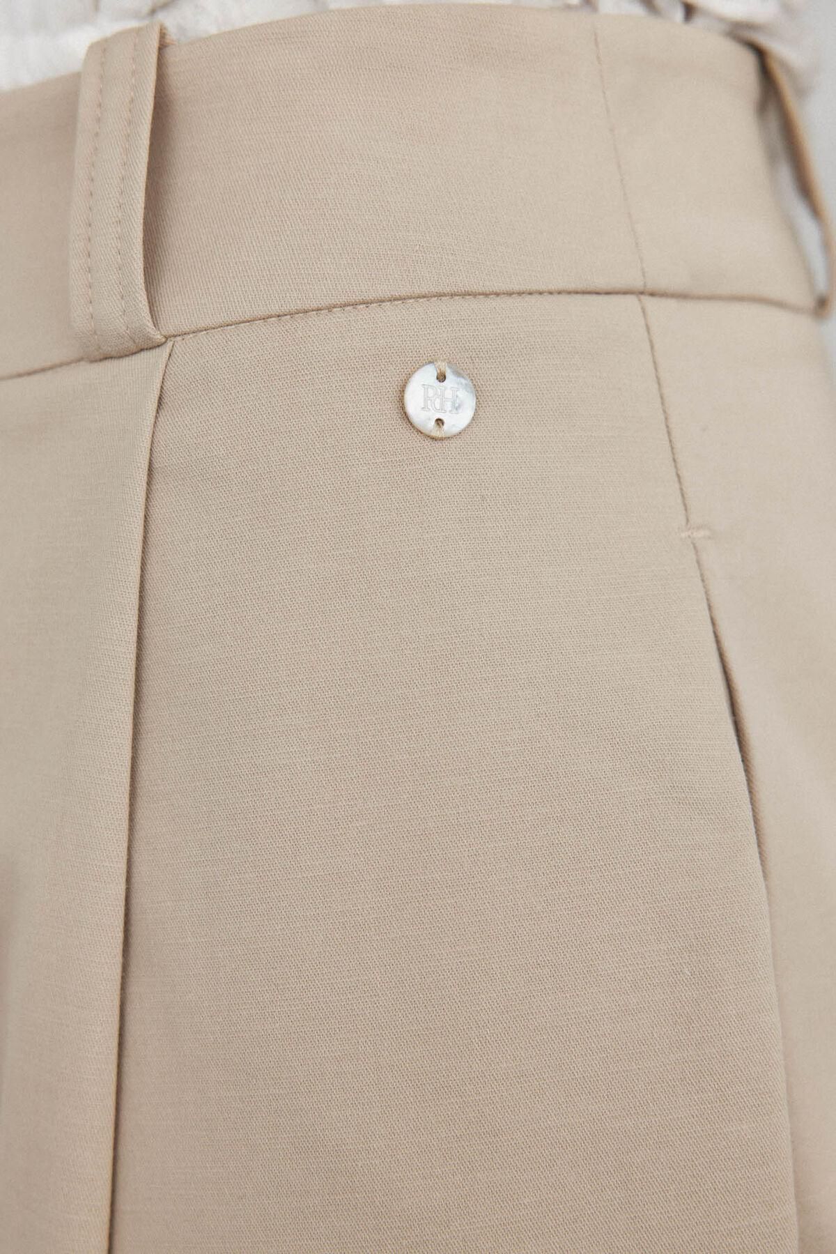 페드로 델 이에로 테크니컬 밴딩 베이지 슬랙스 팬츠 7602505 BEIGE - 상세 이미지 4