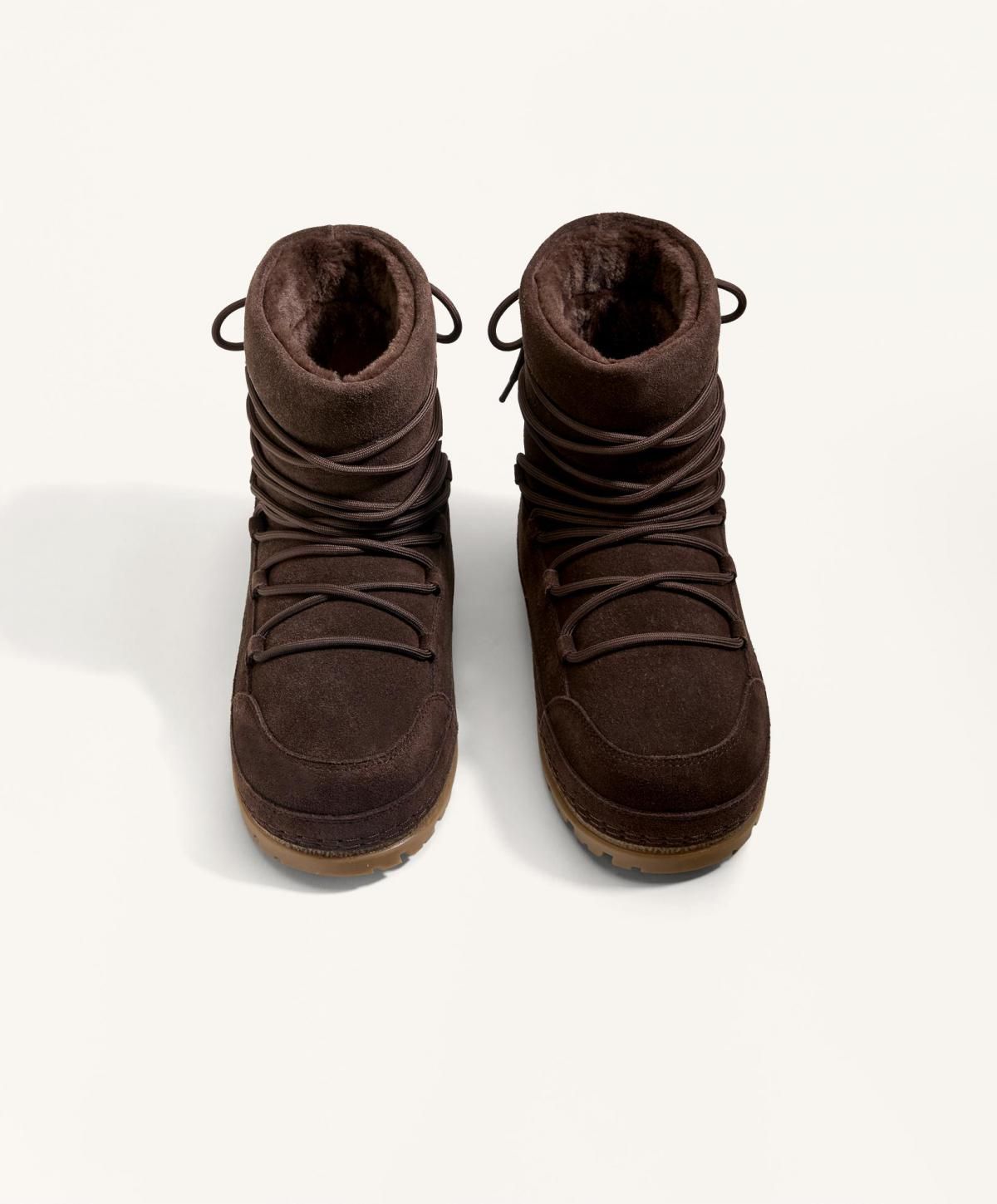 오이쇼 테크니컬 스플릿 레더 레이스업 부츠 1178/680 BROWN - 상세 이미지 4