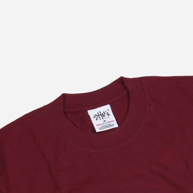 샤카웨어 7.5oz 맥스 헤비웨이트 반팔티 WINE - 상세 이미지 2