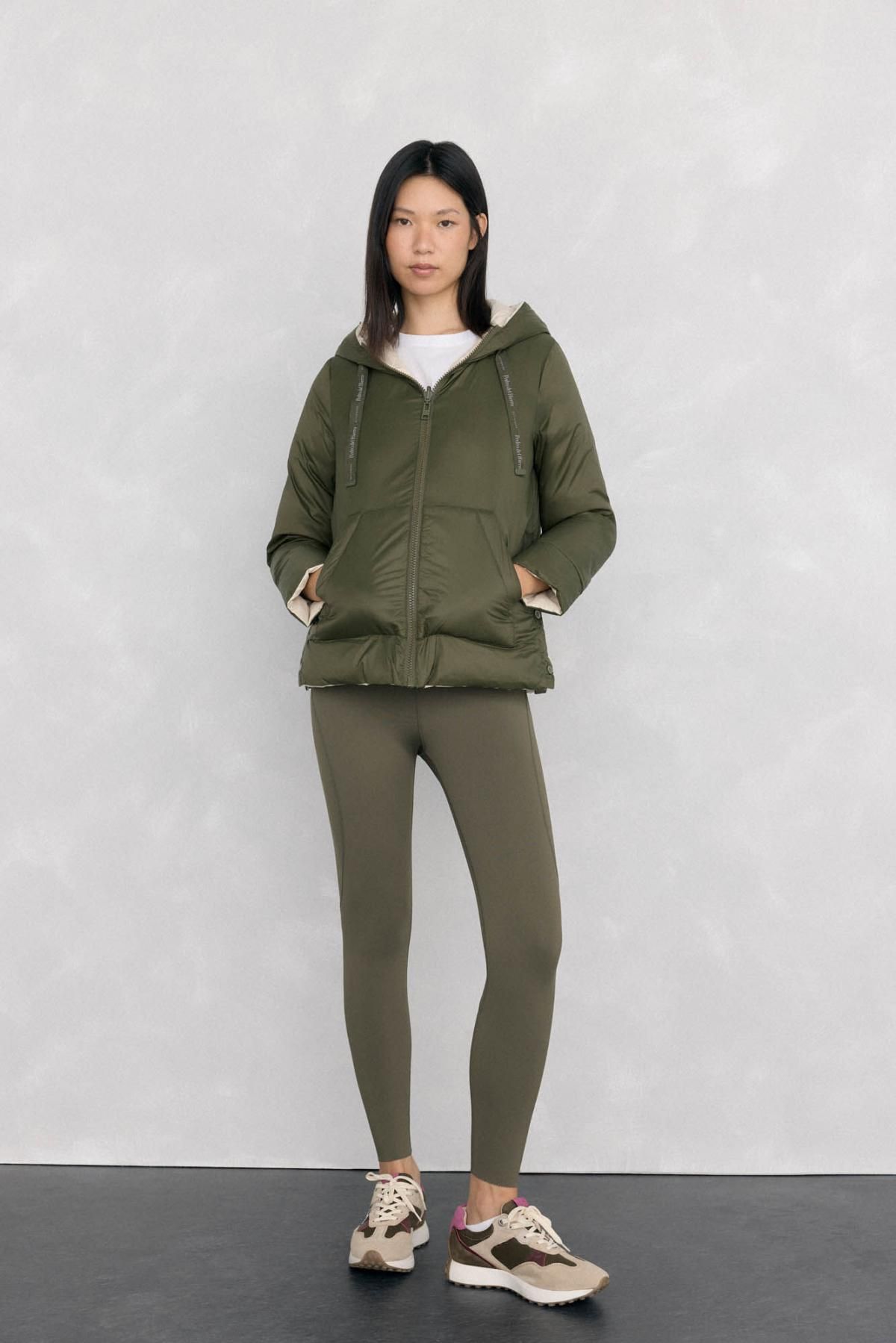 페드로 델 이에로 테크니컬 하이웨이스트 컴프레시브 레깅스 2522668 VERDE - 상세 이미지 5