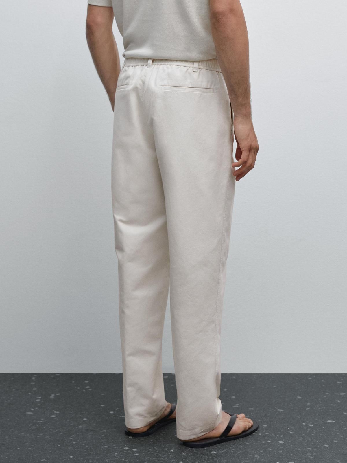 마시모두띠 와이드핏 코튼블렌드 테크니컬 조거 팬츠 0013/006 BEIGE 이미지 7