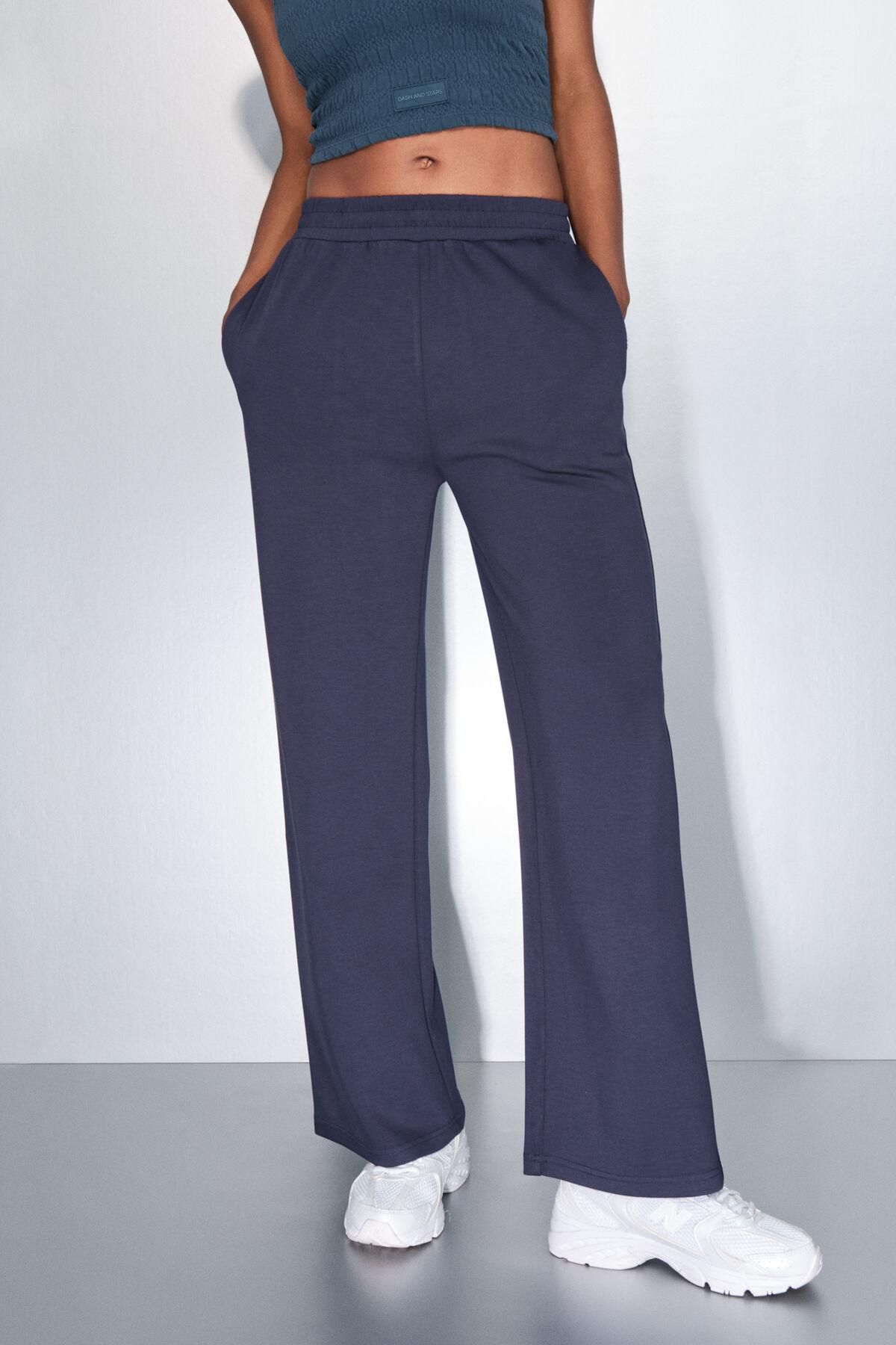 대시 앤 스타즈 테크니컬 와이드 팬츠 다크네이비 5172055 AZUL - 상품 이미지