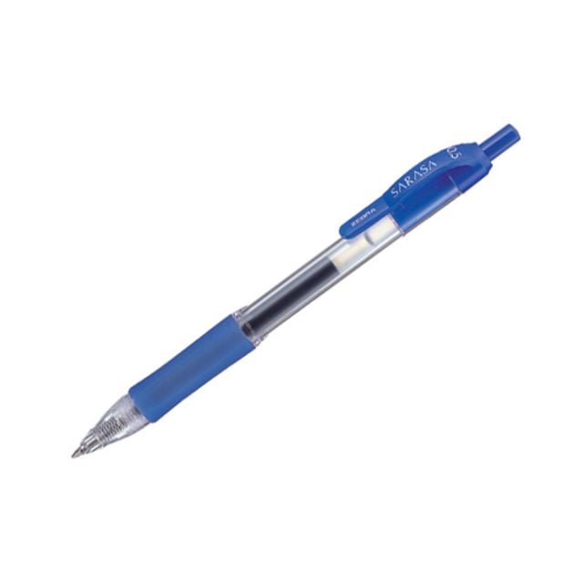 제브라)사라사펜(0.5mm/청)-다스(12개입) - 상품 이미지