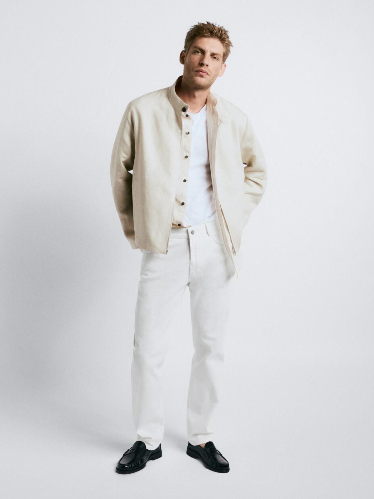 마시모두띠 화이트 SLIM 핏 데님 슬림핏 청바지 0084/085 WHITE - 상세 이미지 2