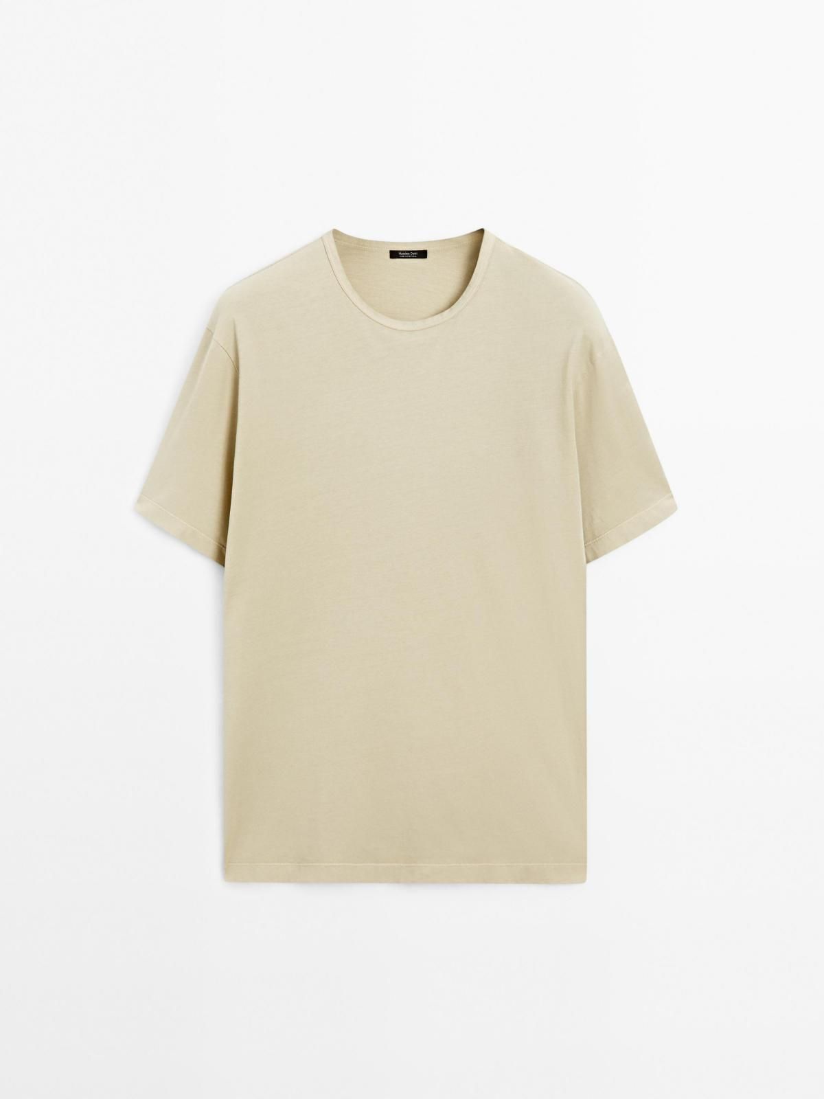 마시모두띠 빈티지 워싱 베이직 반팔 티셔츠 0505/150 PALE GREEN - 상품 이미지