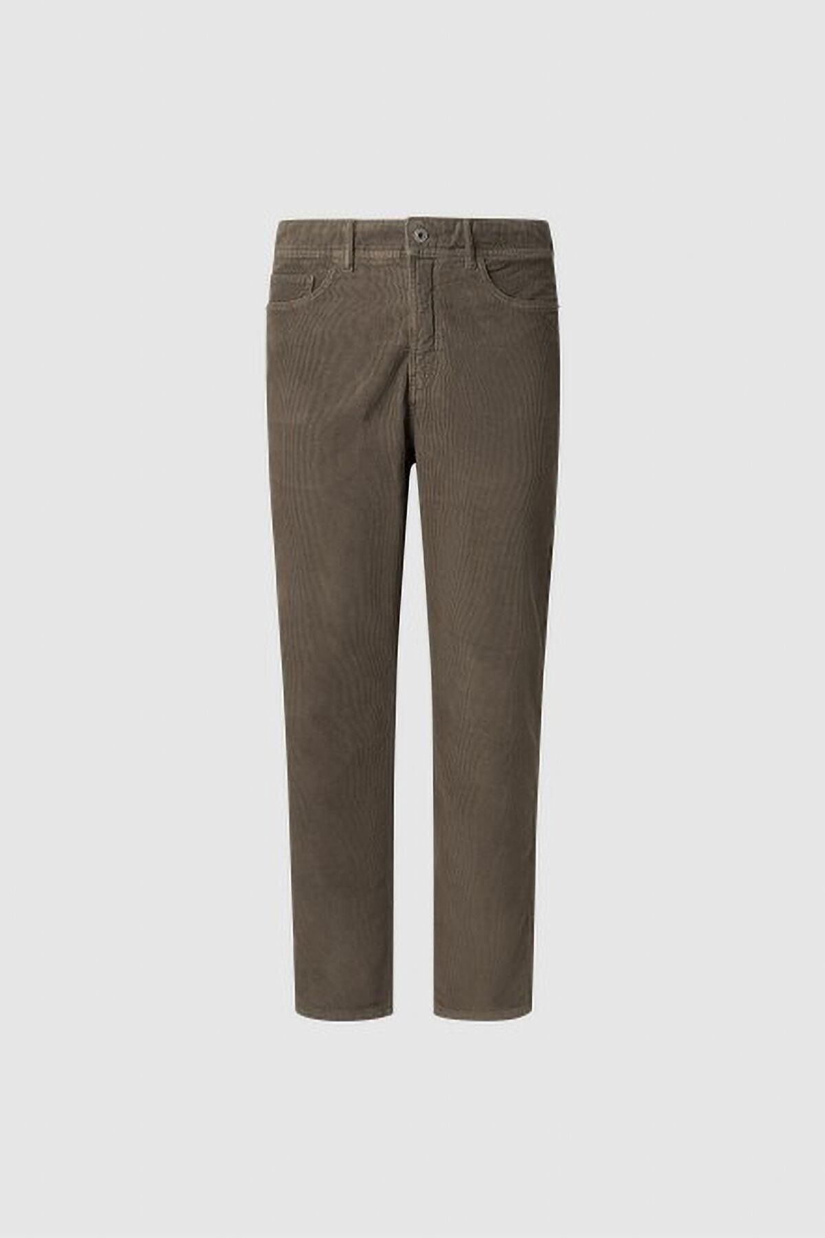 페페진스 슬림핏 코듀로이 팬츠 5포켓 코튼 0182011 MARRON - 상품 이미지