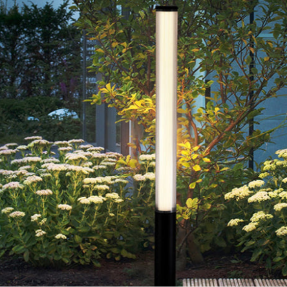 LED 원형 전기 정원등 잔디등 가로등 열주등 외등 1200MM 이미지 6