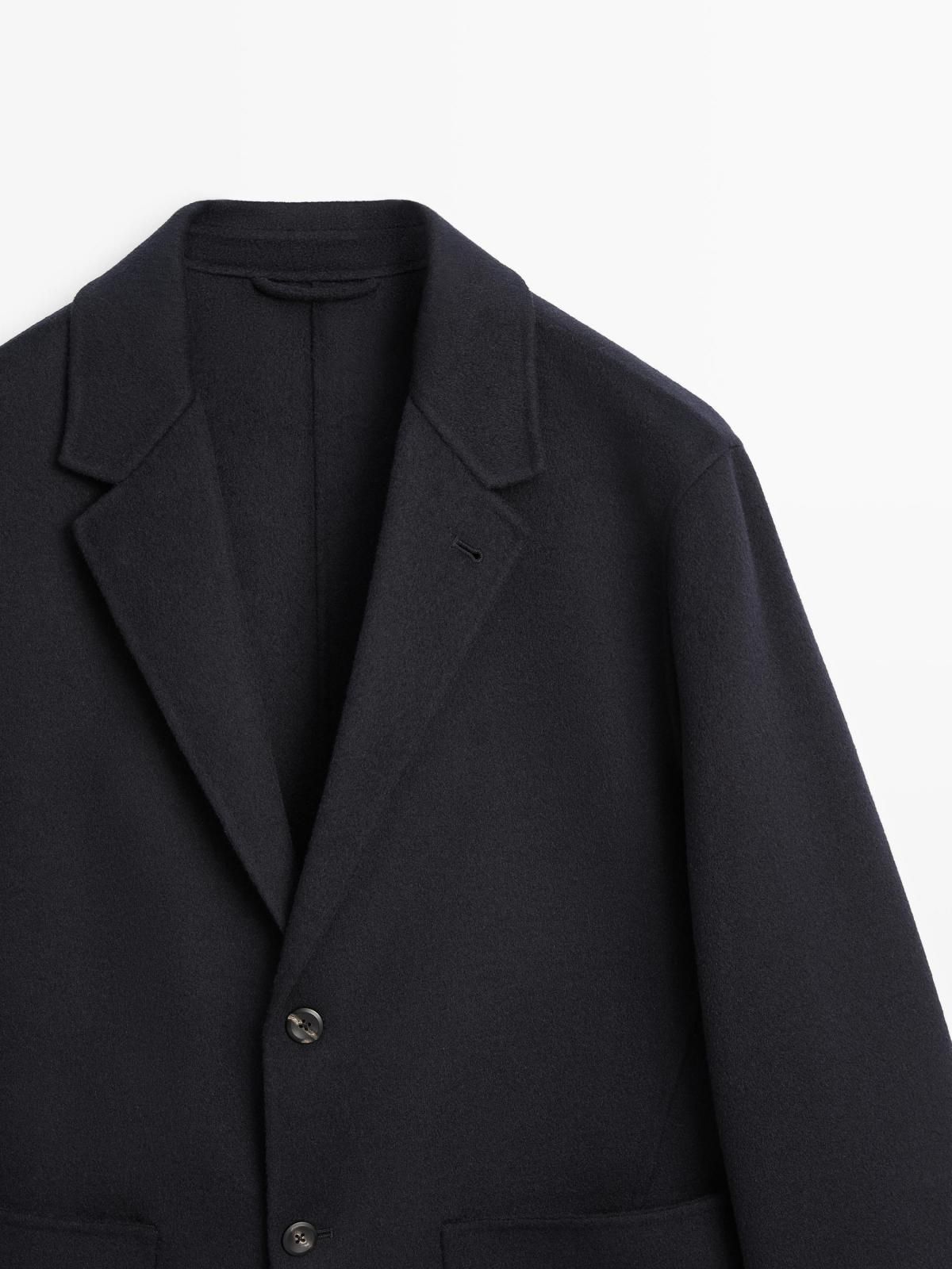 마시모두띠 블랙 클래식 울블렌드 블레이저 2812/380 NAVY BLUE - 상세 이미지 5