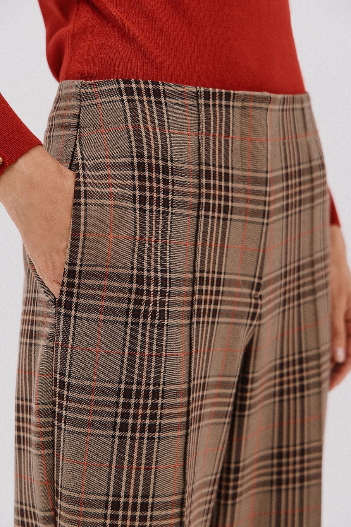 꼬르떼피엘 체크 슬림핏 스트레이트 슬랙스 팬츠 8292555 ARENA - 상세 이미지 4