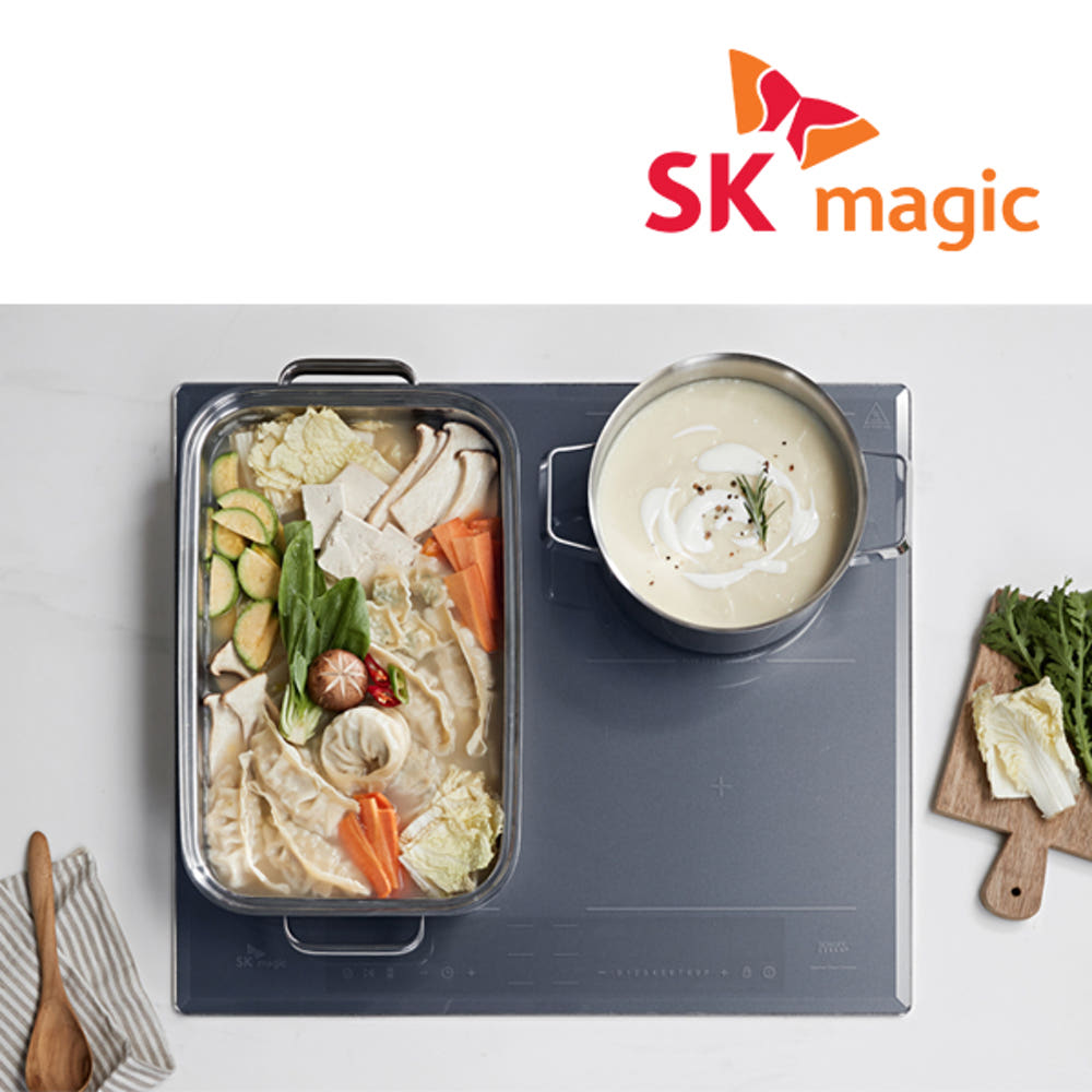 SK매직 인덕션 상판 디자인
