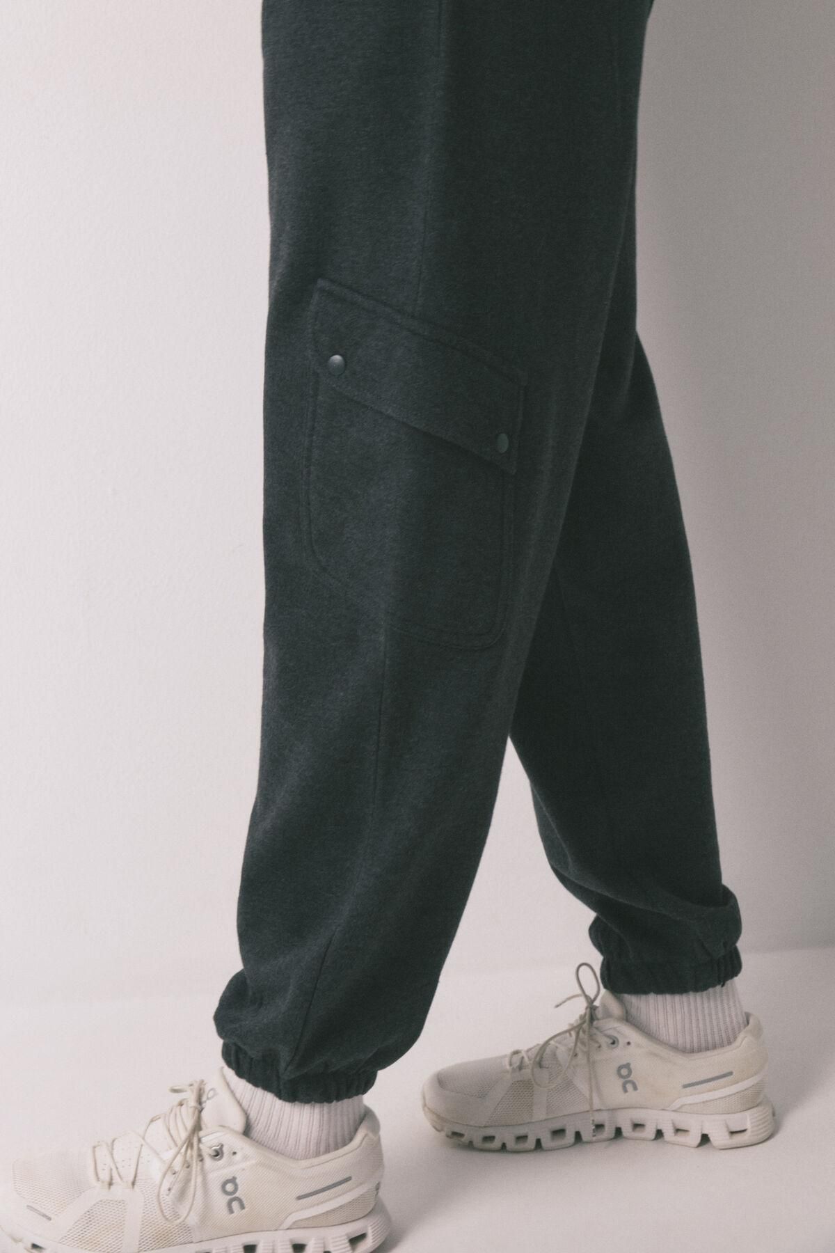 우먼시크릿 테크니컬 기모 캐럿핏 조거 팬츠 그레이 3702264 GRIS - 상세 이미지 5