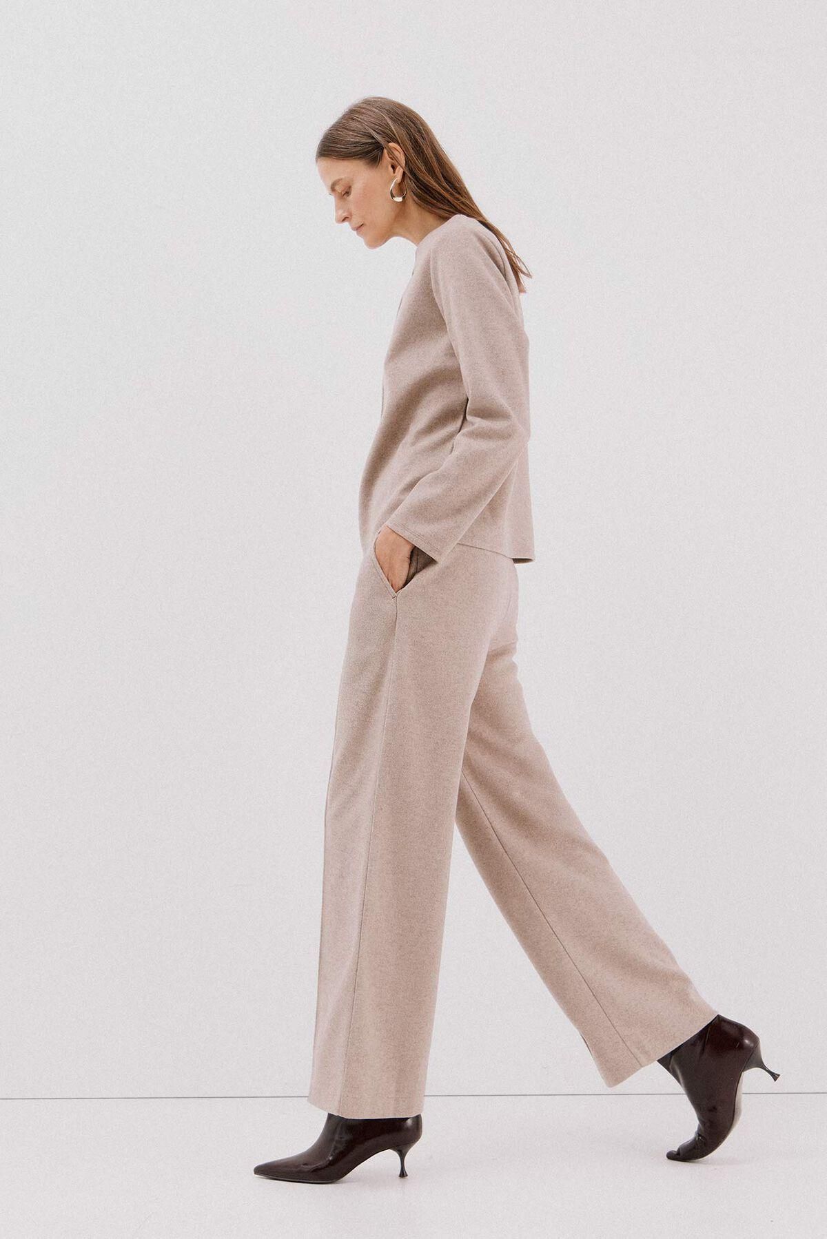 꼬르떼피엘 컴포트 소프트 와이드 팬츠 8722330 BEIGE - 상세 이미지 2