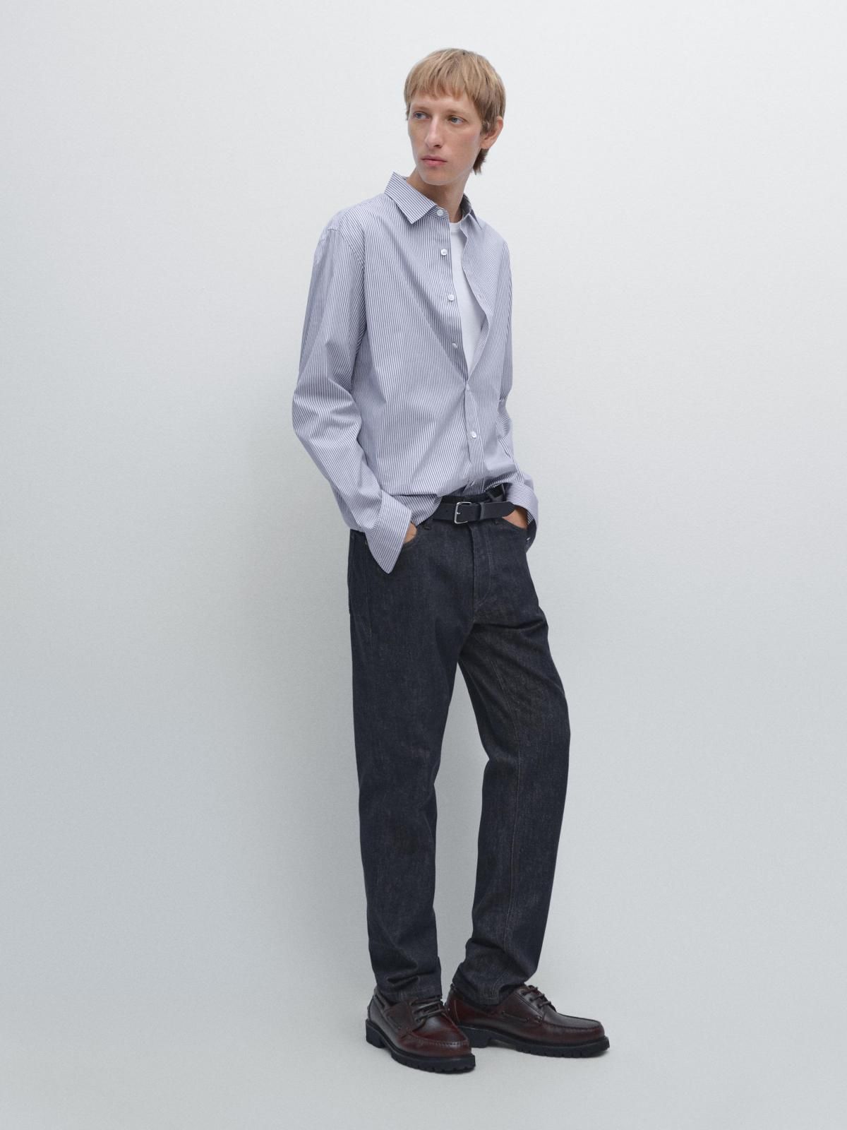 마시모두띠 테크니컬 테이퍼드핏 청바지 0301/134 NAVY BLUE - 상세 이미지 2