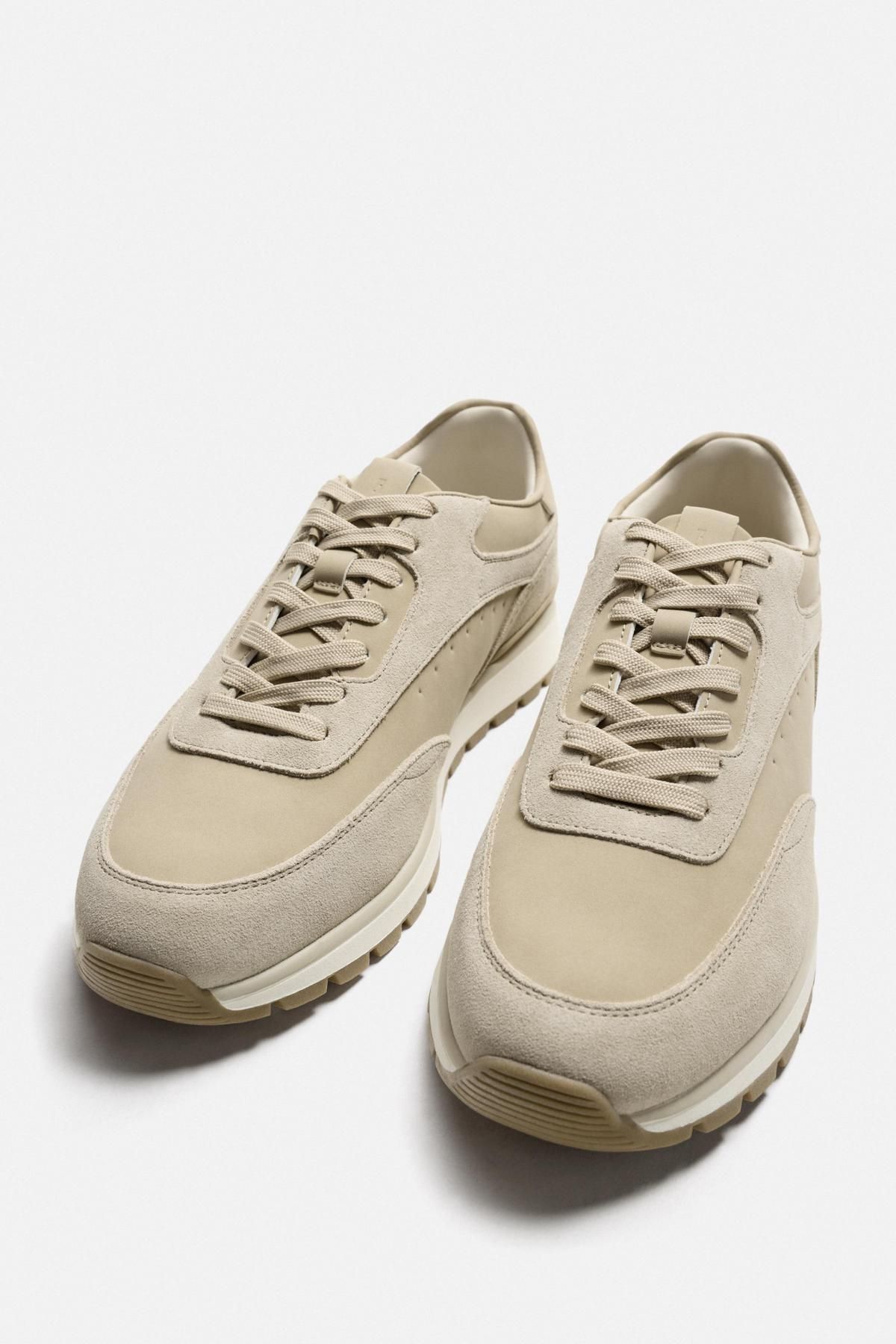 자라 베이직 캐주얼 스니커즈 2341/620 BEIGE - 상세 이미지 3