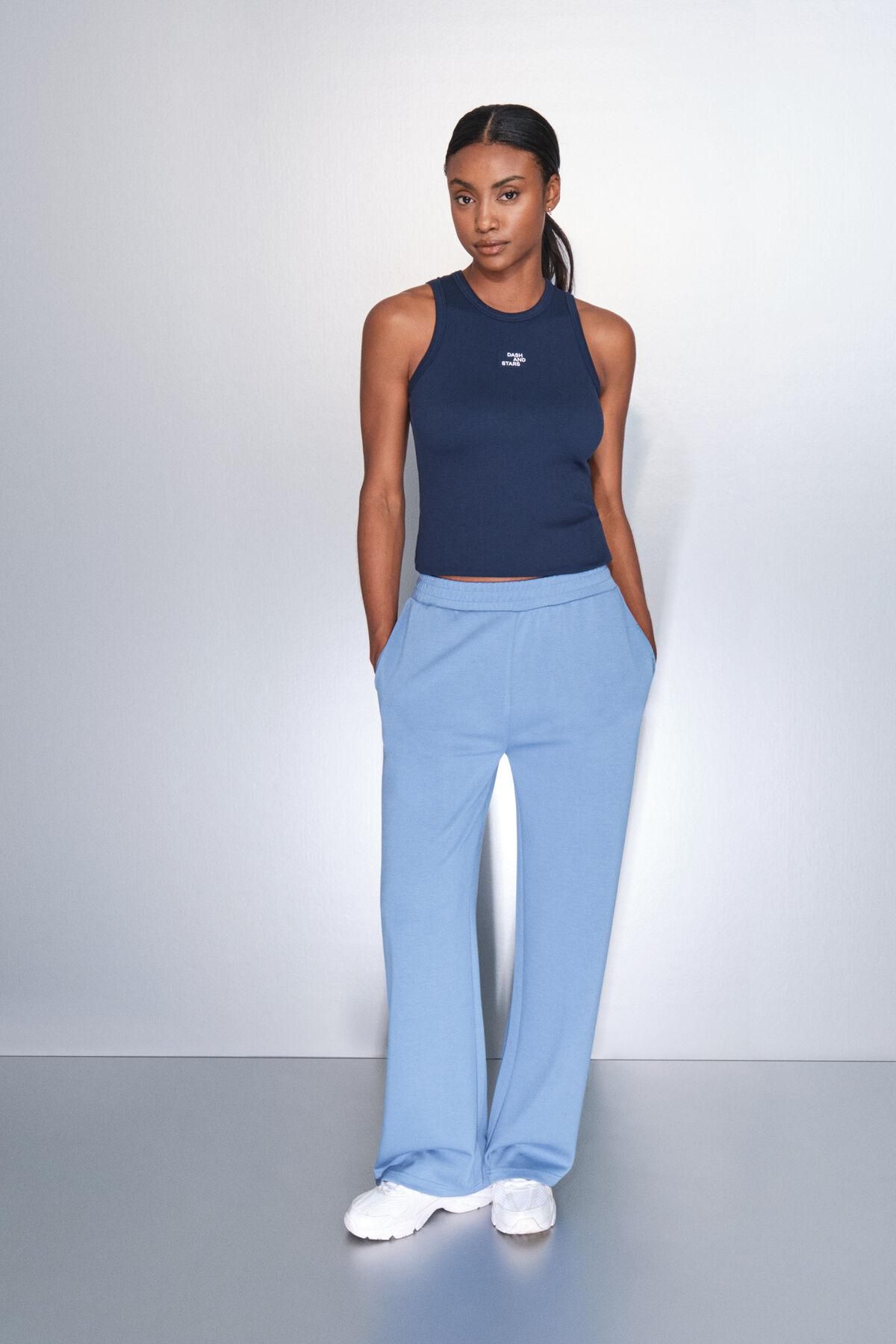 대시 앤 스타즈 모달 와이드핏 하이웨이스트 팬츠 5172056 AZUL - 상세 이미지 3