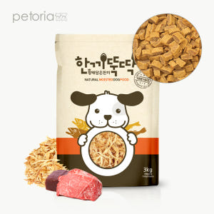 펫토리아 한끼뚝딱 말랑말랑 소프트 강아지 사료 황태+소고기, 3kg, 1... 솔직 후기 | 실제 사용자 리뷰 총정리 - 상품 이미지 1