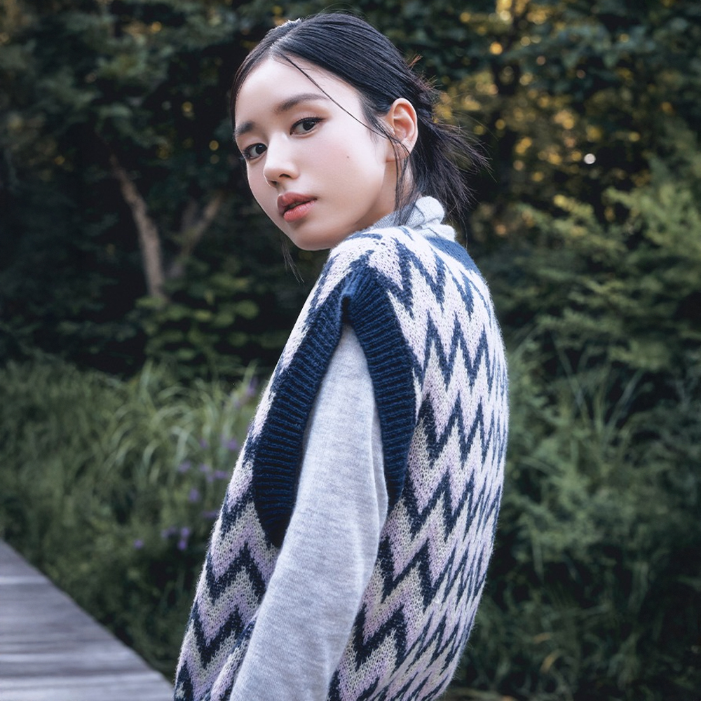 25FW 노르딕 아가일 베스트 - 메인 이미지