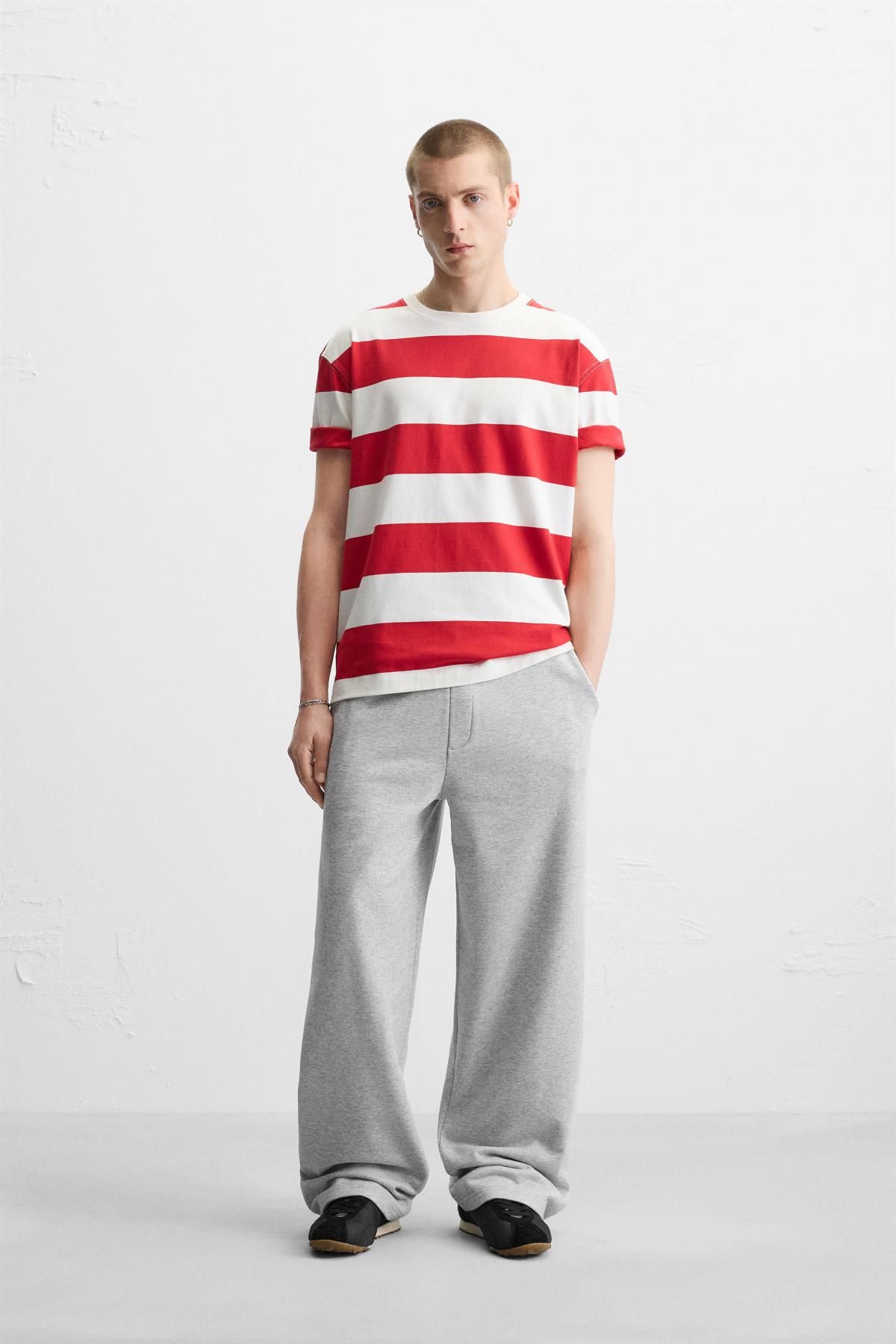 자라 와이드핏 조거 팬츠 0761/440 GREY MARL - 상세 이미지 2