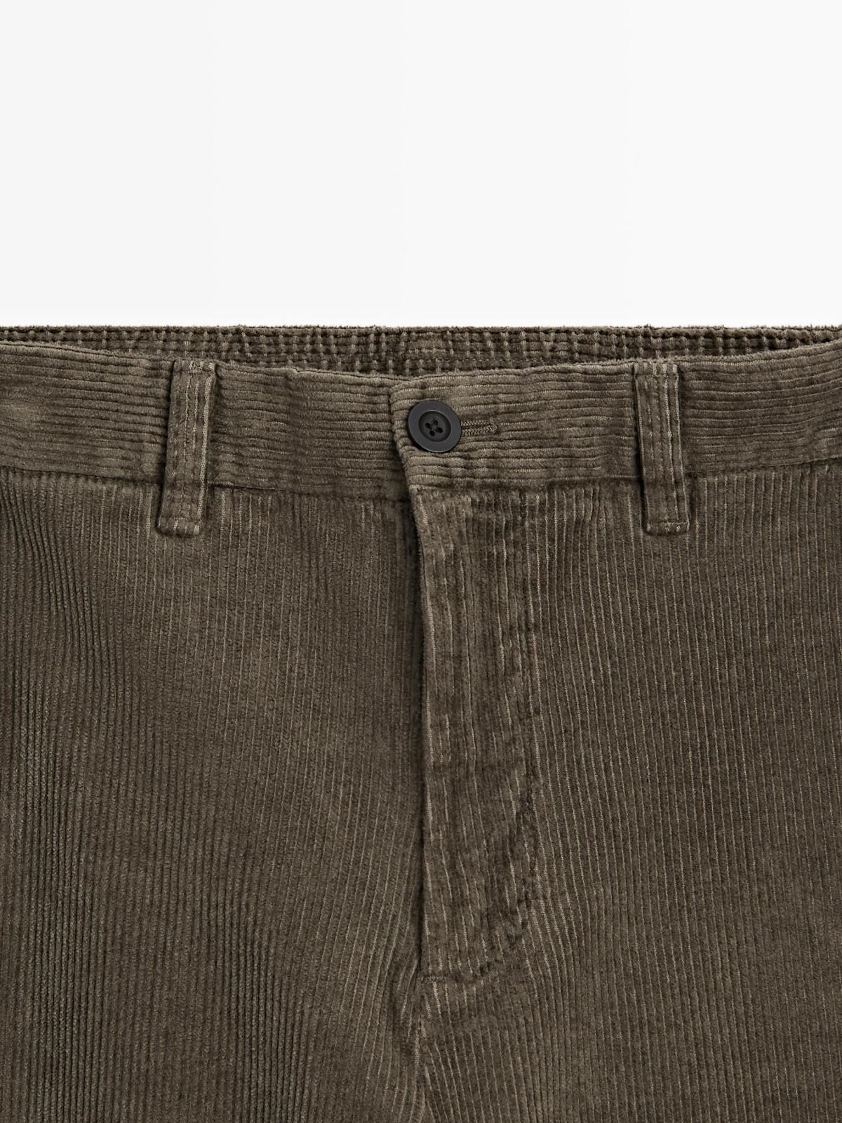 마시모두띠 코듀로이 스트레이트핏 밴딩 팬츠 0065/009 BROWN 이미지 6