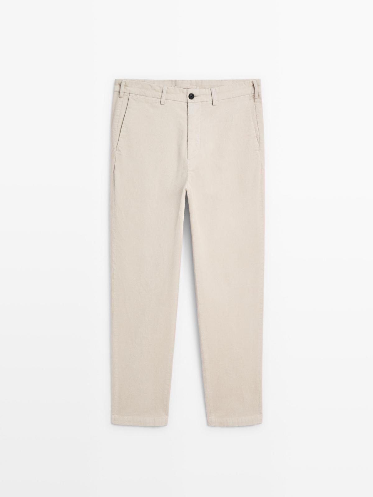 마시모두띠 슬림핏 코듀로이 캐주얼 팬츠 0028/011 BEIGE - 상세 이미지 5