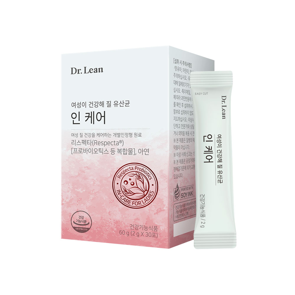 [2개월] 닥터린 인케어 리스펙타 프로바이오틱스 질 건강 기능성 유산균 30포, 2개 - 상세 이미지 4