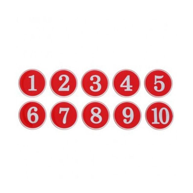 (P)아트사인 번호판35 에폭시/빨강(1150/지름35/10단위로 주문) - 상품 이미지