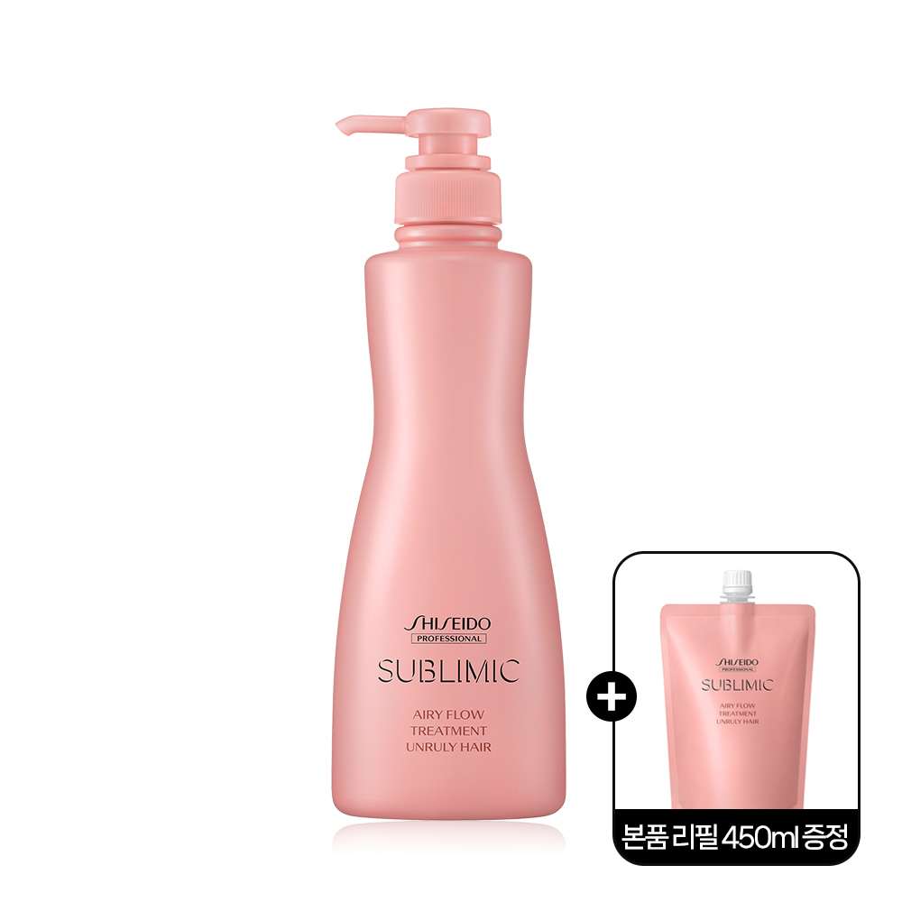 서브리믹 에어리플로우 트리트먼트 500g(A) 부스스한 모발용+리필 450ml 증정 - 상품 이미지