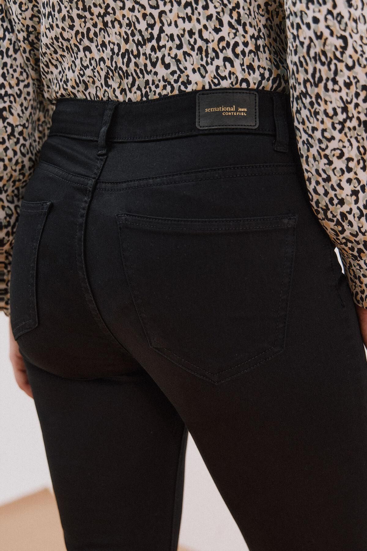 꼬르떼피엘 슈퍼스트레치 슬림핏 블랙 청바지 8122823 NEGRO - 상세 이미지 5
