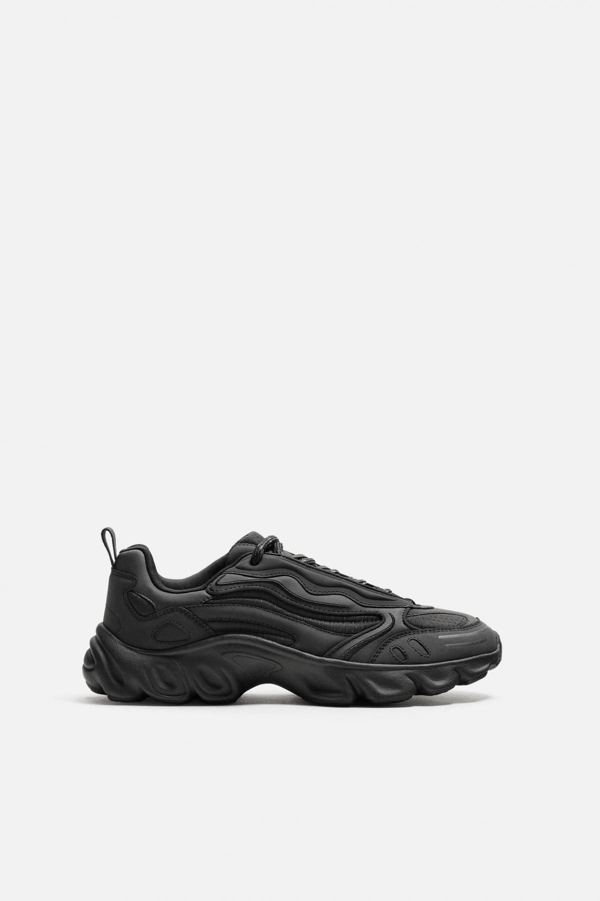 자라 청키 테크니컬 블랙 스니커즈 2346/620 BLACK - 메인 이미지