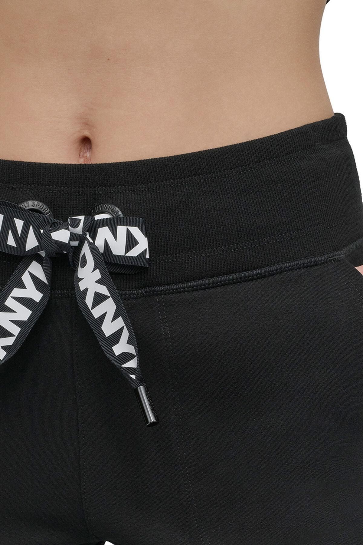 디케이엔와이 테크니컬 조거팬츠 블랙 로고 스트링 포켓 9041248 NEGRO - 상세 이미지 3