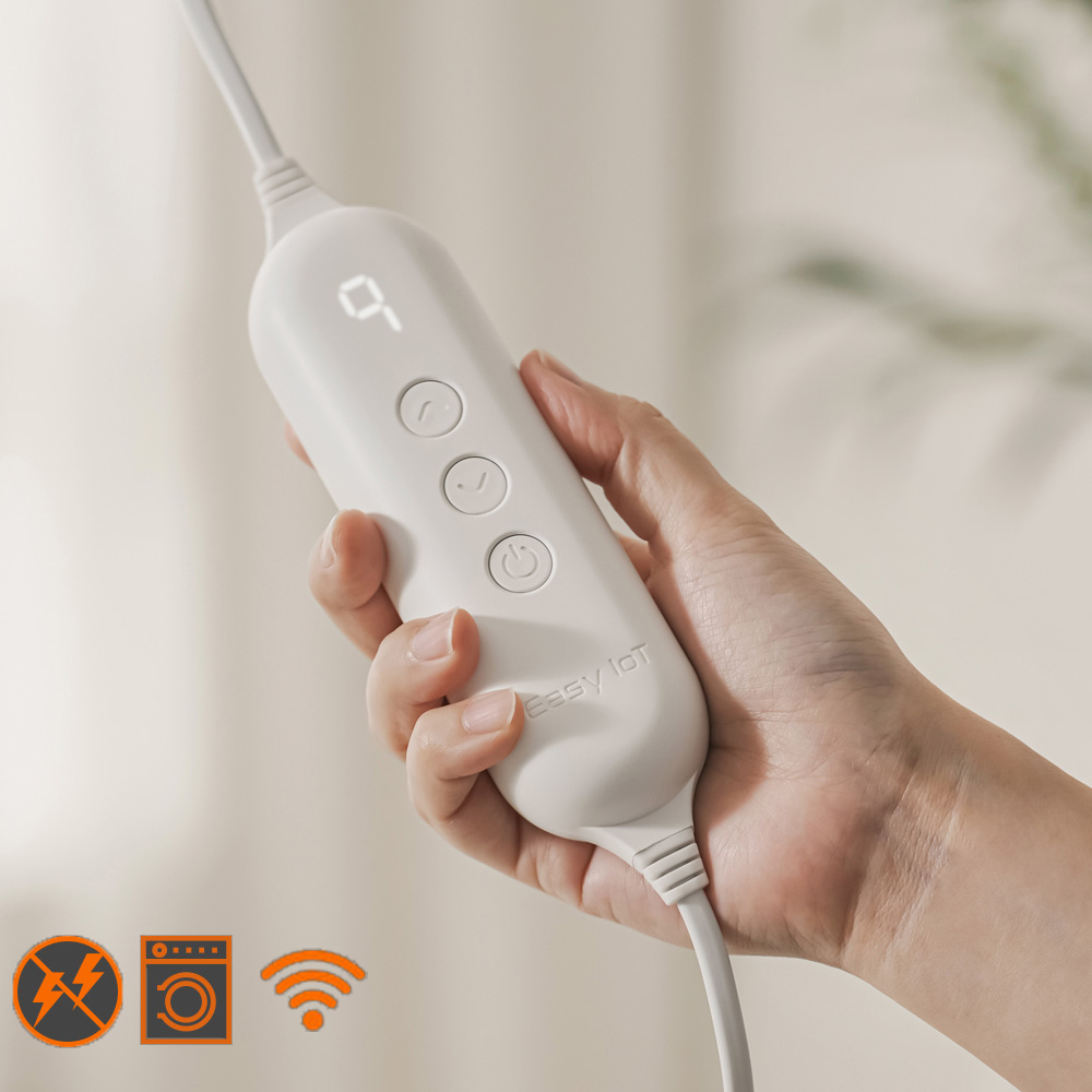 곰표한일 IOT 전자파안심 EMF 라돈안심 카본 탄소매트 스마트 그레이 퀸더블(분리난방)