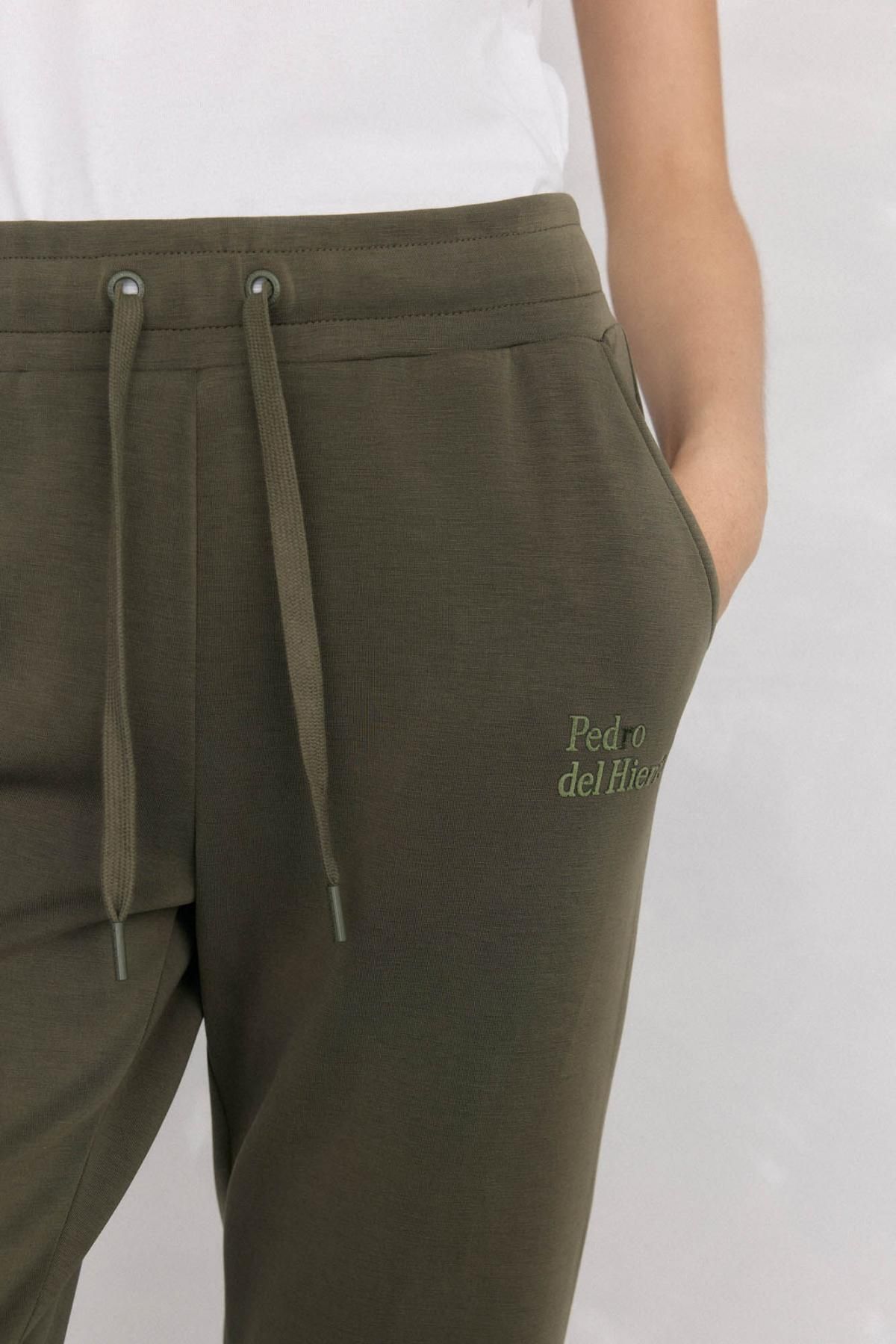 페드로 델 이에로 소프트 테크니컬 조거 팬츠 2522671 VERDE - 상세 이미지 4