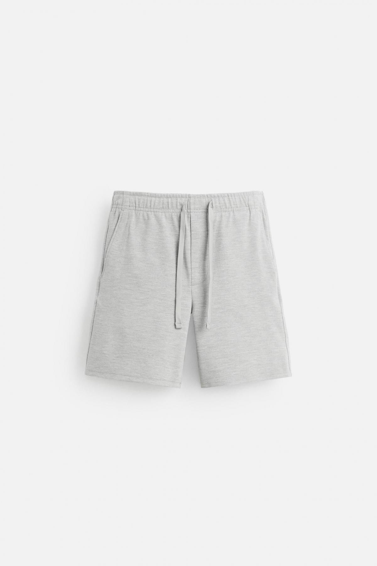 자라 테크니컬 스트레치 그레이 버뮤다 반바지 7484/408 GREY - 메인 이미지