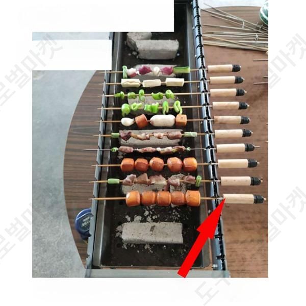 양꼬치기계 캠핑그릴 자동회전 닭꼬치 숯불 화로 야외